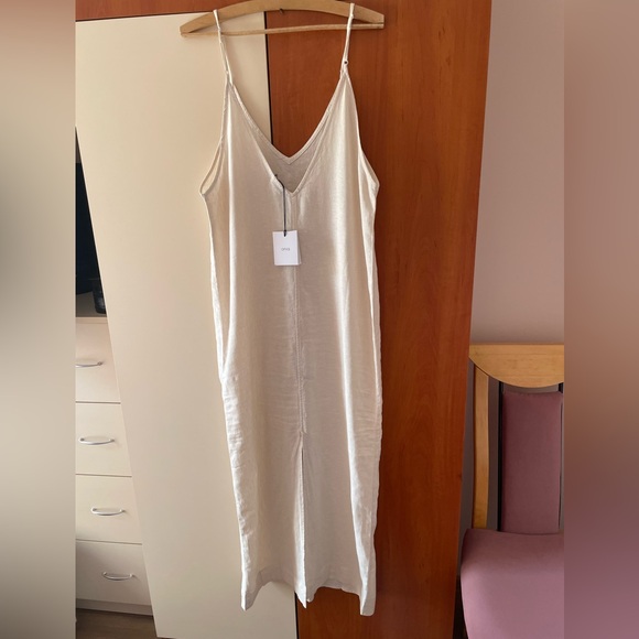 Linen Maxi Dress in Natural by Onia - Picture 4 of 13